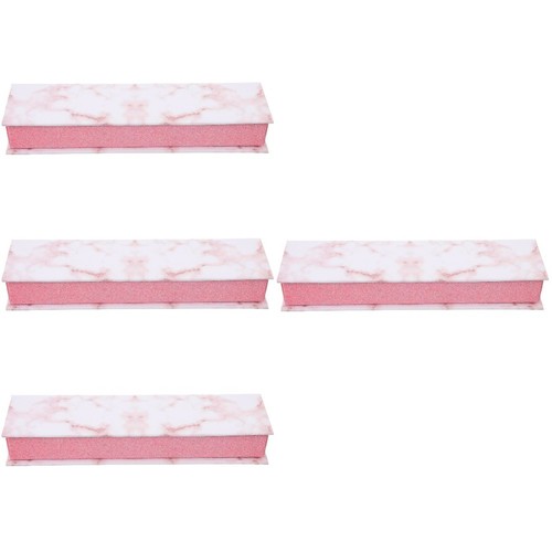 Pink paper press nail - press, on