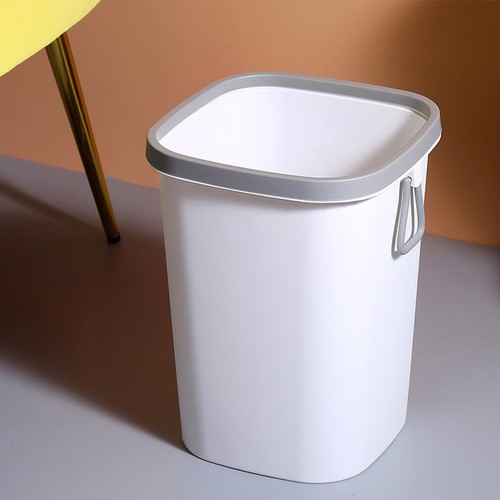 Plastic reusable trash can - trash,